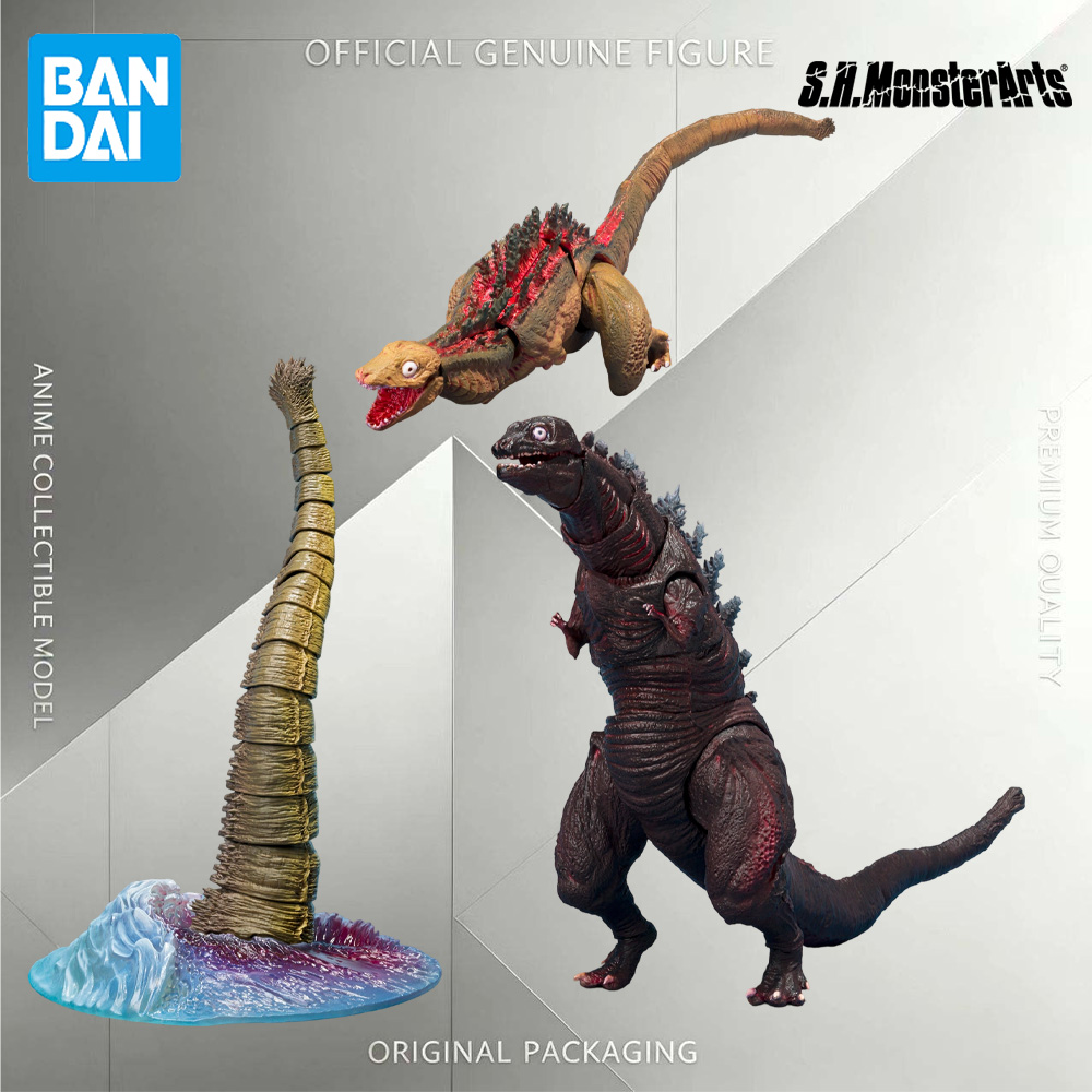 Model Kit Kiryu - ของแท้ดั้งเดิมจาก Bandai Shmonsterarts ชิน ก็อตซิลล่า รูปแบบที่