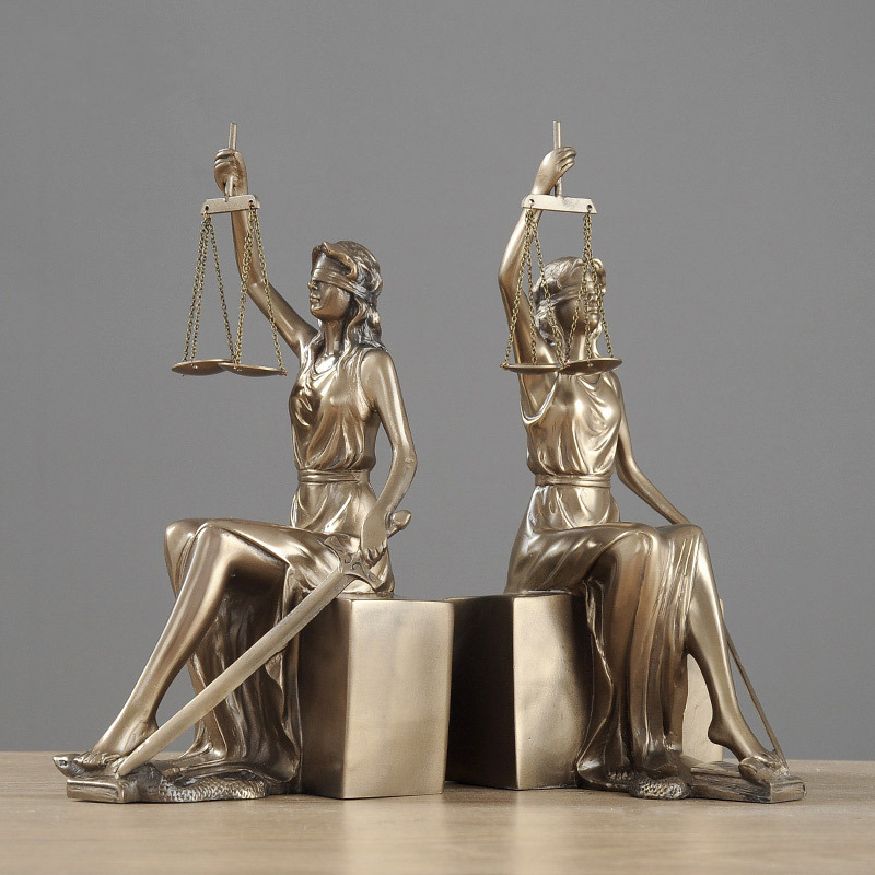 Model Kit Judge - 1pcs เรซิ่น Lady Justice รูปปั้น Figurine