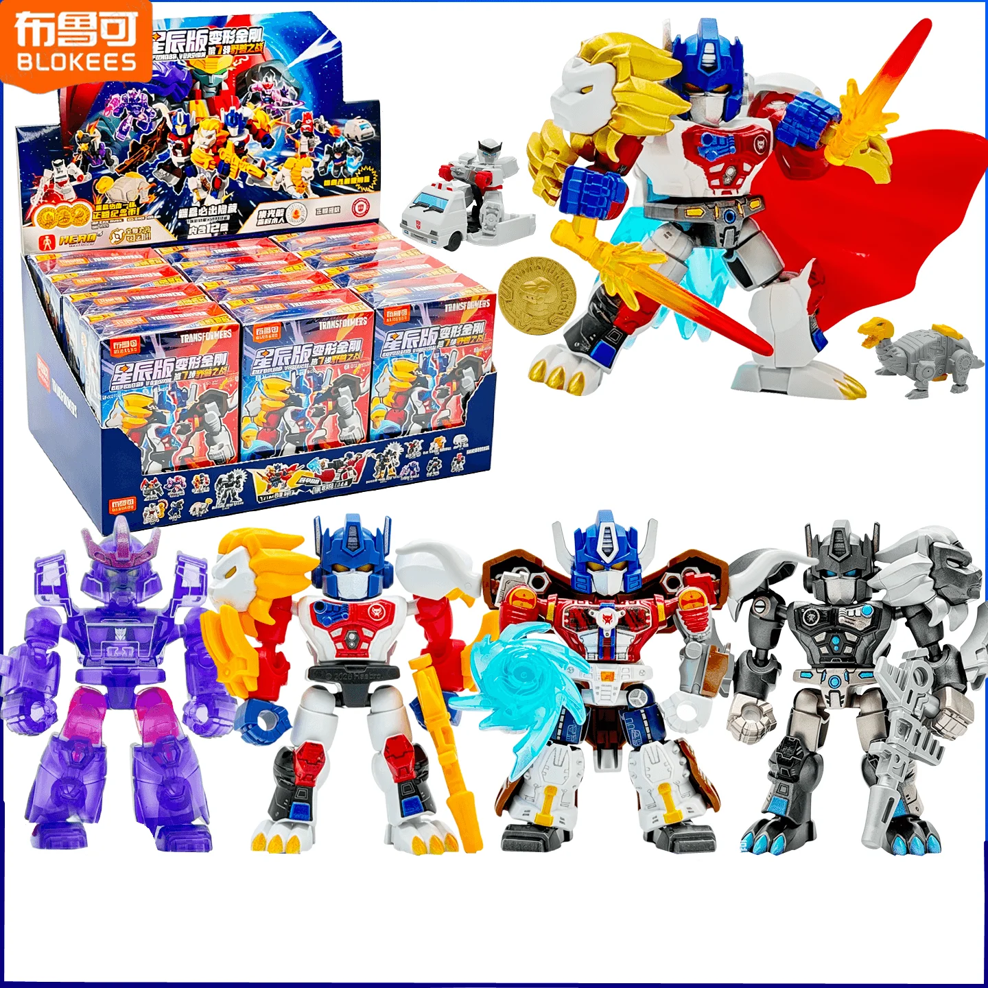 Model Kit Diorama - ฮอต บล็อกคีส์ ทรานส์ฟอร์เมอร์ส ดีเฟนเดอร์ เวอร์ชัน 7