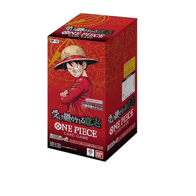 Model Kit One Piece Bandai - พร้อมส่ง กล่องบูสเตอร์การ์ดเกมวันพีซ OP13 เวอร์ชั่นญี่ปุ่น, การ์ดอนิเมะ Romance