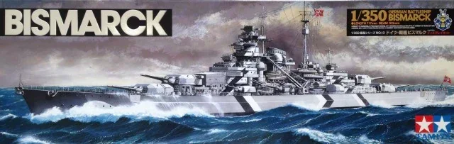 Model Kit Battleship - TAMIYA 1/350 รุ่นของเล่น DIY 78013 เรือรบเยอรมัน