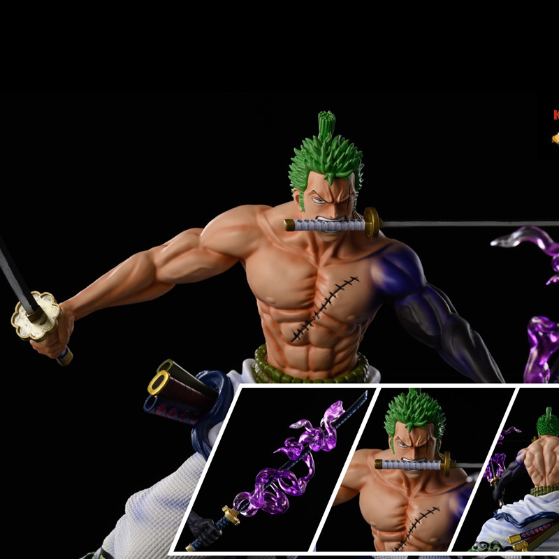 Model Kit One Piece Bandai - ฟิกเกอร์อนิเมะวันพีซ โรโรโนอา โซโล ขนาด 20 ซม.