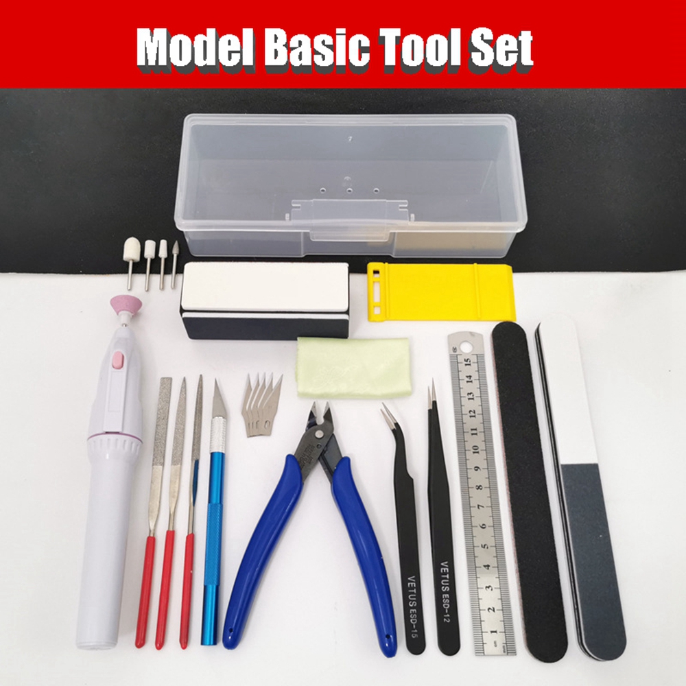 Model Kit Tweezers - รุ่นเครื่องมือพื้นฐานสําหรับหัตถกรรม DIY รุ่นรถ Hobby อาคารซ่อมชุดเครื่องมือ Handmade