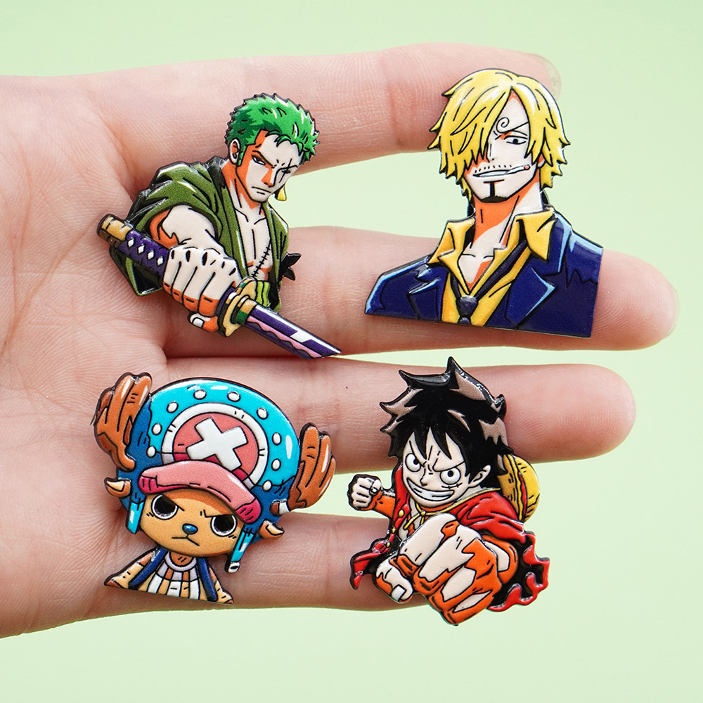 เข็มกลัดการ์ตูนวันพีซ 4 ชิ้น ช - Model Kit One Piece Bandai บทวิจารณ์และราคา