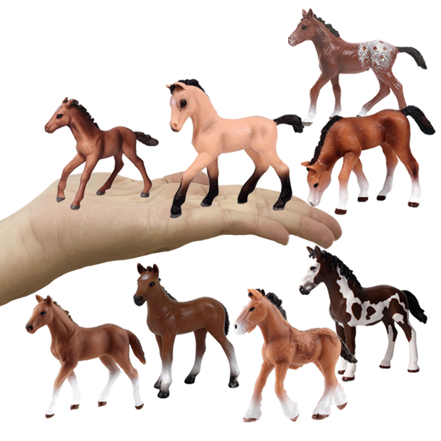 รูปปั้นม้า ของเล่นรูปสัตว์ในฟา - Model Kit Horse บทวิจารณ์และราคา