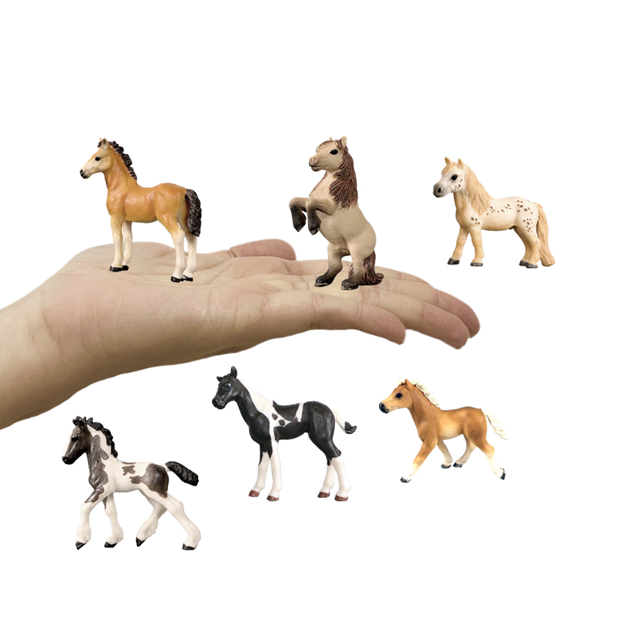 รูปปั้นม้า ของเล่นรูปสัตว์ในฟา - Model Kit Horse บทวิจารณ์และราคา