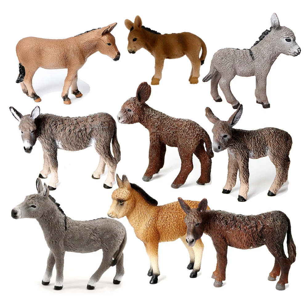 Donkey ของเล่นตัวเลขสัตว์ฟาร์ม - Model Kit Horse บทวิจารณ์และราคา