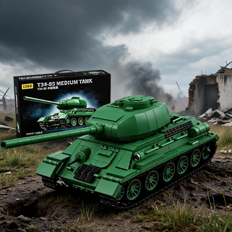 ชุดประกอบโมเดลรถถัง T34-85 126 - Model Kit Quick บทวิจารณ์และราคา