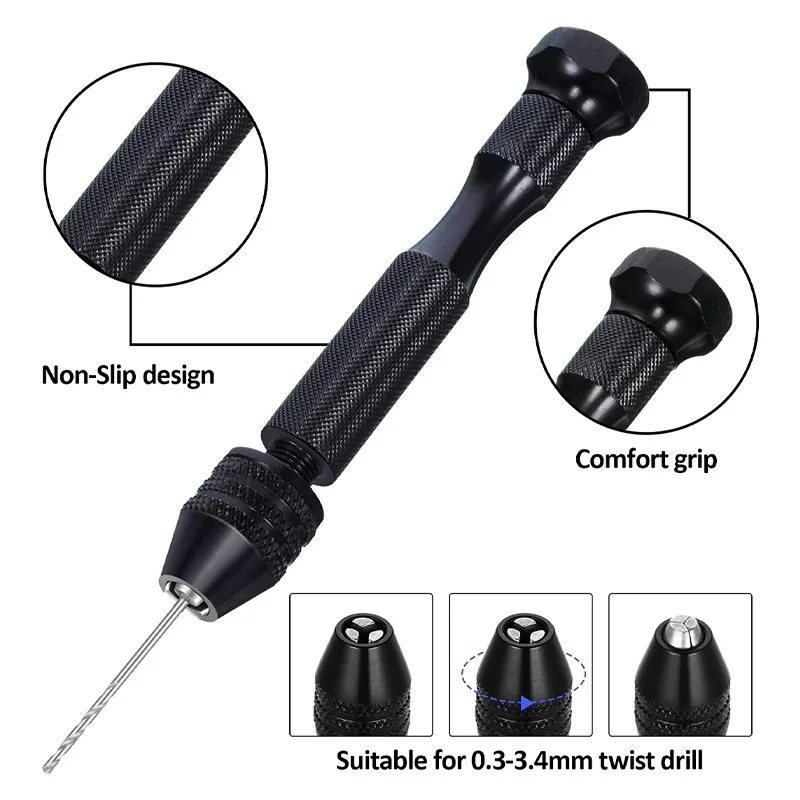 ชุดดอกสว่านมินิแบบหมุน ชุดสว่า - Pin Vice Micro บทวิจารณ์และราคา