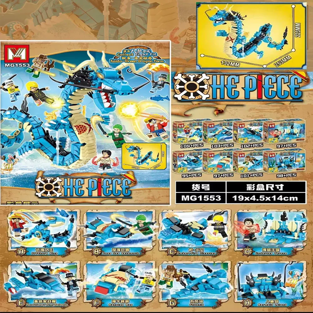 ตัวต่อวันพีซ 8in1 บลูดราก้อน ไ - Model Kit One Piece Bandai บทวิจารณ์และราคา