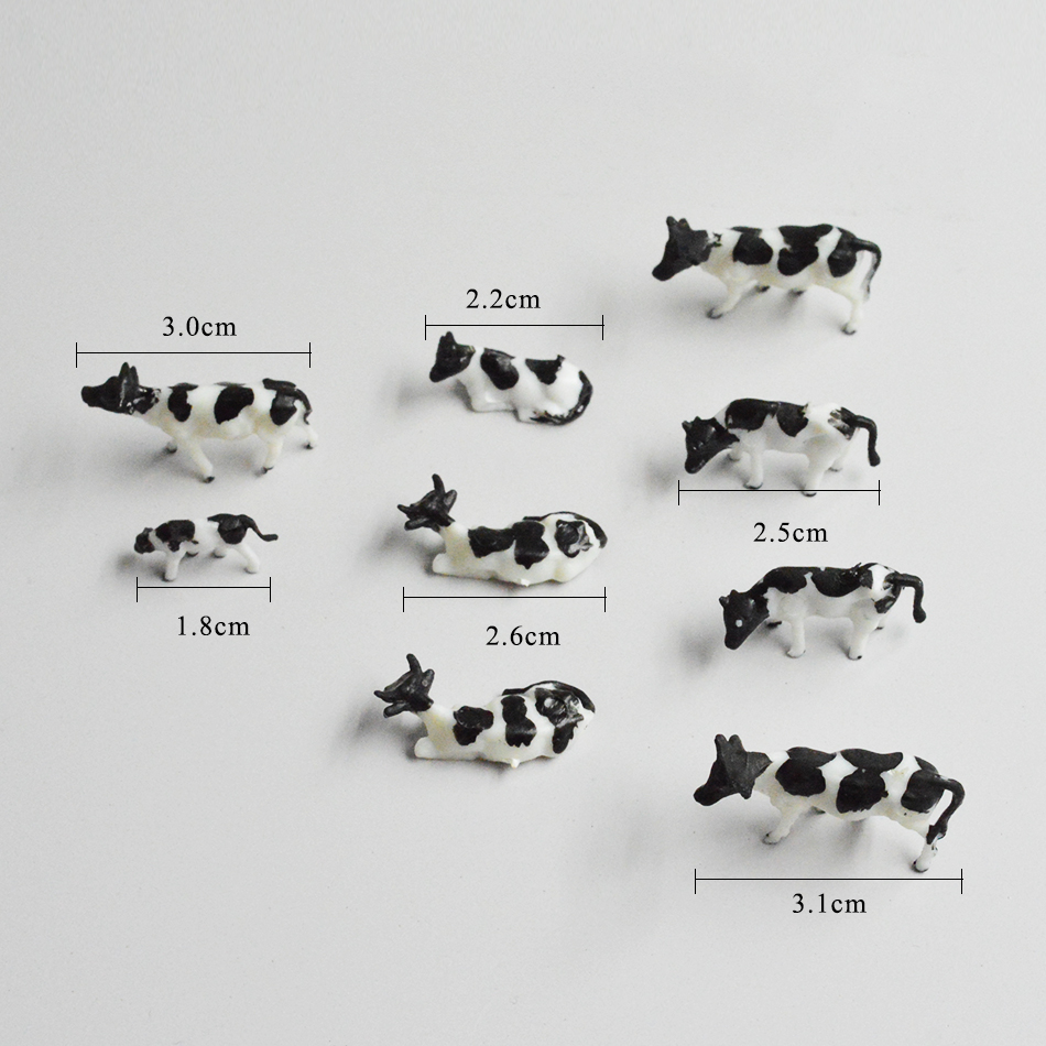 ขนาด 1:87 Miniature วัวรุ่นพลา - Model Kit Horse บทวิจารณ์และราคา