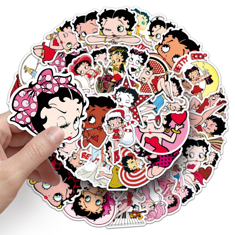สติกเกอร์เบตตี้ บูป 50 ชิ้น สี - Model Kit Girls บทวิจารณ์และราคา